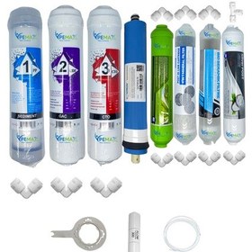 Resim Pws Kapalı Kasa Su Arıtma Cihazı Std 8li Vontron Mebran Alkali+şeffaf Mineral+detox+gümüş İyon Tat 