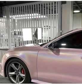 Resim Hightower Renk Değiştiren Sedefli Vinyl Film, 19.68x59.06 İnç, Parlak Işıltılı, Çizilmeye Dayanıklı, Kolay Uygulama 