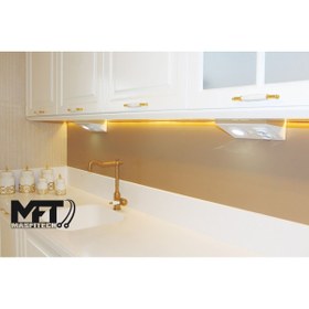 Resim Masfitech Dolap Ve Tezgah Altı Prizli Led Aydınlatma – 3 Watt Beyaz Işık | Mutfak Için Şık Işık Ve Priz Çözümü 