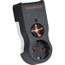 Resim Tunçmatik TSK19020 1li Enerji Koruma Powersurge 1li Siyah Priz 1050 Joule 