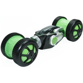 Resim Uzaktan Kumandalı Full Fonksiyon Akrobat Punisher Araba Yeşil 