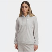Resim Under Armour Rival Terry Kadın Gri Kapüşonlu Sweatshirt Gri 