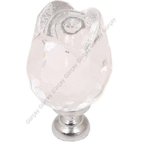 Resim Gürçayhırdavat Gürçay Kristal Taş Gül Kulp Şeffaf (2 Adet) 