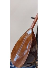 Resim Jak Girişli Kısa Sap Ceviz Bağlama 