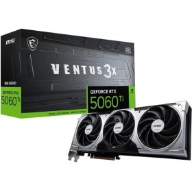 Resim VGA Geforce Rtx 5060 Tı 8g Ventus 3x Oc RTX5060TI 8gb Gddr7 128B DX12 Pcıe 5.0 X16 (3xdp 1xhdmı) 