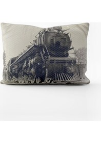 Resim Paradero Lokomotif Yastık Kılıfı 