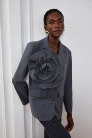 Resim Avayah Çiçek Yaka Blazer - S 