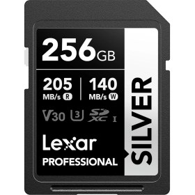 Resim Profesyonel Sd Kart 256 Gb, 205 Mb/s'ye Kadar Okuma, 140MB/S Yazma, Sdxc Uhs-I Hafıza Kartı, Sınıf 10, U3, V30, Profesyonel Fotoğrafçılar Için Sd Kart, Videografçılar, Meraklılar 