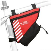 Resim Skycity Bisiklet Çerçeve Çantası - Su Şişe Cebi Ve Dayanıklı Polyester Kumaş İle Pratik Bisiklet Aksesuarı Kırmızı 