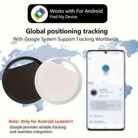 Resim 2025 Yeni Google Android Sistemi GPS Takip Cihazı, Mini Ultra İnce Taşınabilir Pet, Bagaj, Anahtarlık, Cüzdan, Araba ve Seyahat için Uyarı Bildirimli + Tek Dokunuşla Navigasyon & Uzun Pil Ömrü 
