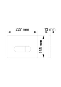 Resim Visam Siena Mat Krom Kumanda Paneli Mat Krom 