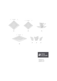 Resim Karaca Forever Bone Origami 26 Parça 6 Kişilik Kahvaltı Takımı 