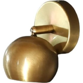 Resim Rsylight Metal Mafsallı Eskitme Spot 180 Derece Armatür Aplik Günışığı Led Ampullü Eskitme 