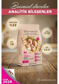 Resim Bandelo Tavuklu Yavru Kuru Kedi Maması 2 Kg - Gelişim & Güçlü Desteği - Koku Önleyici Etkili 