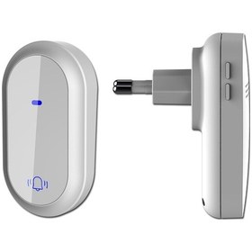 Resim Monyee Su Kullanımlı Kendinden Şarjlı Kablosuz Kapı Zili - 180 Metre Menzil, 38 Melodi, Ip44 Su Geçirmez 112 Karakter 