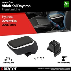 Resim S-dizayn Hyundai Accent Era Kol Dayama Kolçak Abs Vidalı Gri 2006 