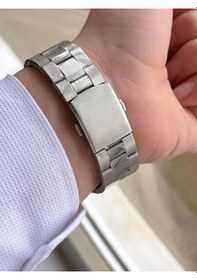 Resim Coliseum Çelik Kordon Takvimli Kadran Kutulu Seri Erkek Kol Saati Ft.cls.e007 