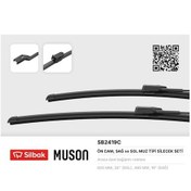Resim Sılbak Sb2419c Sılecek Supurgesı 600 / 480mm Muz Tıp Golf V 10 / 05 Caddy Iıı 03 / 07 