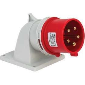 Resim Mete Enerji 406222V 5 x 32A. IP44 Makıne Fişı -Eğik- Vidalı Bağ. 