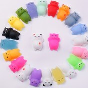Resim 20/40 Adet Kedi Mochi Sıkılabilir Oyuncaklar - Çeşitli Renklerde ve İfadelerle Sevimli Mini Hayvan Figürleri, Yumuşak Dayanıklı Malzeme ile Çocuk Partileri, Sınıf Ödülleri, Doğum Günü Hediyeleri 