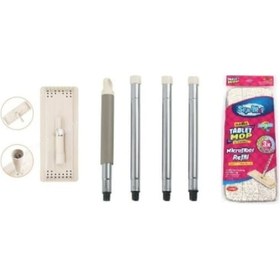 Resim Spin Mop Tablet Mop Palet + Sopa Takımı + Yedek Bez Seti 