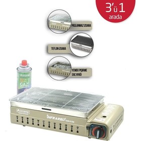 Resim Dumansız Portatif Izgara Ocak - Orcamp - Bej (CK-507) 