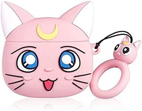 Resim Microsonic AirPods 3. Nesil için Kılıf Cartoon Figürlü Silikon Crtn-Fgr-Slr-Mn-Dna [AirPods 3 ile Uyumlu Kılıf - Gül Kurusu] 
