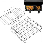Resim Maggiei Tefal EY9018 5.2/3.1 L Için Baketron Airfryer Aksesuarları, Airfryer Rafı, Tower T17099 Salter EK5729 9l Için Pişirme Izgarası (Yurt Dışından) 