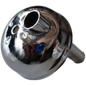 Resim Mobylette Pejo Çırçır Egzoz Kapağı Borulu Nikel 