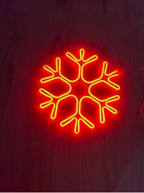 Resim OKYANUSAYD 220 VOLT DIŞ MEKANA UYGUN 35x35CM ÖLÇÜSÜNDE KIRMIZI RENK ÇİFT TARAFLI KARTANESİ DEKOR NEON LED IŞIK 