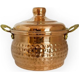 Resim Bakır Mini Güveç Tencere No:1 