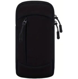 Resim Elmpaly Su Geçirmez Koşu Kol Bandı Siyah Hafif 17.78 Cm Telefon Taşıyıcı Siyah 