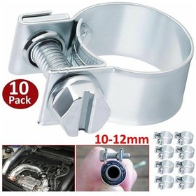 Resim Montaj Hortumu Kelepçesi Yakıt Hattı Mini Parçaları Benzin Borusu 10mm-12mm 