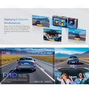Resim Arabalar İçin 1080p Dash Kamera 3 Kanal Kaydedici Video Wıfı Çift Len Dashcam None X01-no Wıfı-3cam 