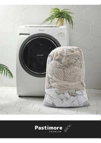 Resim Premium Battal Boy Uzun Süre Dayanıklı Perde Ve Çamaşır Yıkama Filesi 60x80 Beyaz 