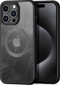 Resim Dux Ducis Apple Uyumlu iPhone 15 Pro Max Magsafe Buzlu Sert Pc-tpu Kılıf 