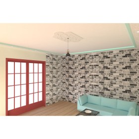 Resim MOTİFPİYER Motifpiyer Lamba Tavan Göbeği-44-dikdörtgen-56x95cm-2adet 