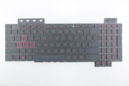Resim Asus ile Uyumlu FX705GM-EV222T-Gaming Klavye Backlit LED 