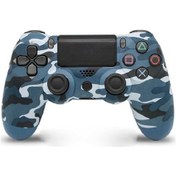 Resim Anunnaki Kablosuz PC PS4 Uyumlu Oyun Kolu Mavi Kamuflaj 