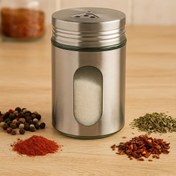 Resim Depa Metal Tuzluk Biberlik Baharatlık 200 ml Gri 