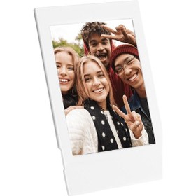 Resim Fujifilm Instax Mini 12 Fotoğraf Makinesi + Çerçeve + 20'li Mini Film Seti Beyaz 