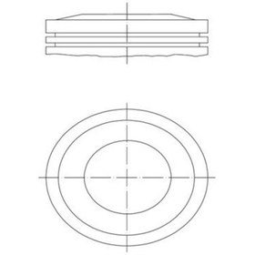 Resim 4 Adet Pıston + Segman Std 77.60mm Opel Corsa C - Astra 1.4 Z Xe 012 10 00 