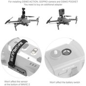 Resim Aitong Djı Mavic 2 İçin Led Işıklı Kamera Tutucu - Osmo Action/gopro Uyumlu 