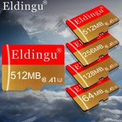 Resim ELDINGU Yüksek Hızlı Flaş Mikro SD Kart - 512MB/256MB/128MB/64MB, Tabletler, Kameralar, Telefonlar, Laptoplar, PC'ler, Araba Ses Sistemleri ve Oyun Konsolları için Güvenilir TF/SD Kart - Güvenli Dosya Depolama, Altın Metalik Kaplama, Dijital Depolama | Markalı Bellek Kartları | Dayanıklı Kasa 