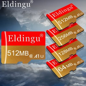 Resim ELDINGU Yüksek Hızlı Flaş Mikro SD Kart - 512MB/256MB/128MB/64MB, Tabletler, Kameralar, Telefonlar, Laptoplar, PC'ler, Araba Ses Sistemleri ve Oyun Konsolları için Güvenilir TF/SD Kart - Güvenli Dosya Depolama, Altın Metalik Kaplama, Dijital Depolama | Markalı Bellek Kartları | Dayanıklı Kasa 