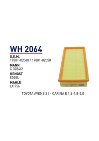 Resim Wunder Toyota Uyumlu Avensis I Carina E 1,6 1,8 2,0 