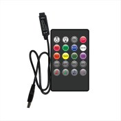 Resim Bueattuh 5V Müzik Rgb Kontrolör USB Kontrolü 20KEY Rgb Denetleyicisi Ir Kablosuz Müzik Senkronizasyonu LED Işık Şeritleri Için Işık Dimmer (Yurt Dışından) 