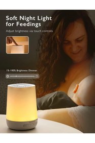 Resim Momcozy Beyaz Gürültü Makinesi, 34 Sesli Uyku Yardımcısı, 7 Renk 