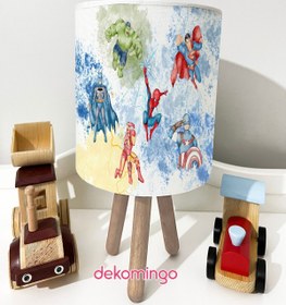 Resim dekomingo RENKLİ SÜPER KAHRAMANLAR BEBEK VE ÇOCUK ODASI 