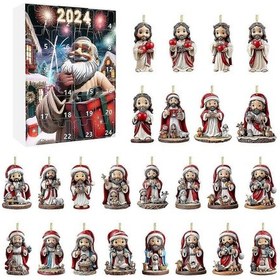 Resim Noel Advent Takvimi Noel Takvimi Kör Kutu Noel Geri Sayım Takvimi Tatil Kolyesi Noel Kör Kutu Christmas80 